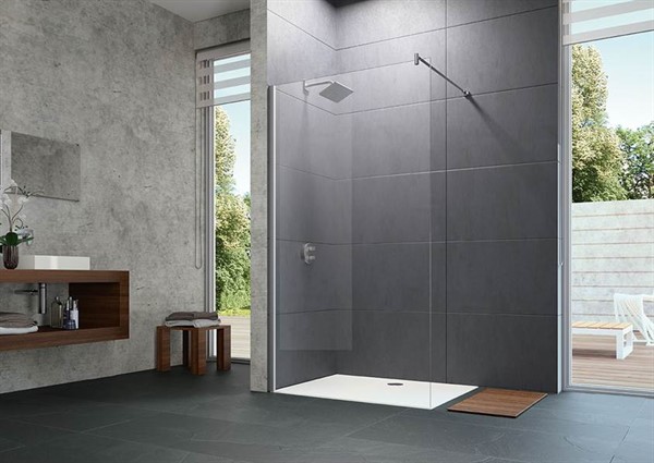 HUPPE TUŠ STIJENA 200X120 cm DESIGN PURE ANTI PLAQUE